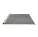 Sideview of Machine Washable Transitional Silver Gray Rug, wshpat3910gry