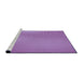 Sideview of Machine Washable Transitional Dark Orchid Purple Rug, wshpat3910pur