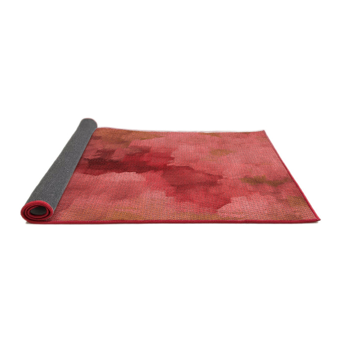 Thickness of Patterned Red Rug, pat3912rd