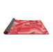 Thickness of Patterned Red Rug, pat3913rd