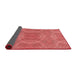 Thickness of Patterned Red Rug, pat3915rd