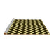 Sideview of Machine Washable Transitional Metallic Gold Rug, wshpat3920yw