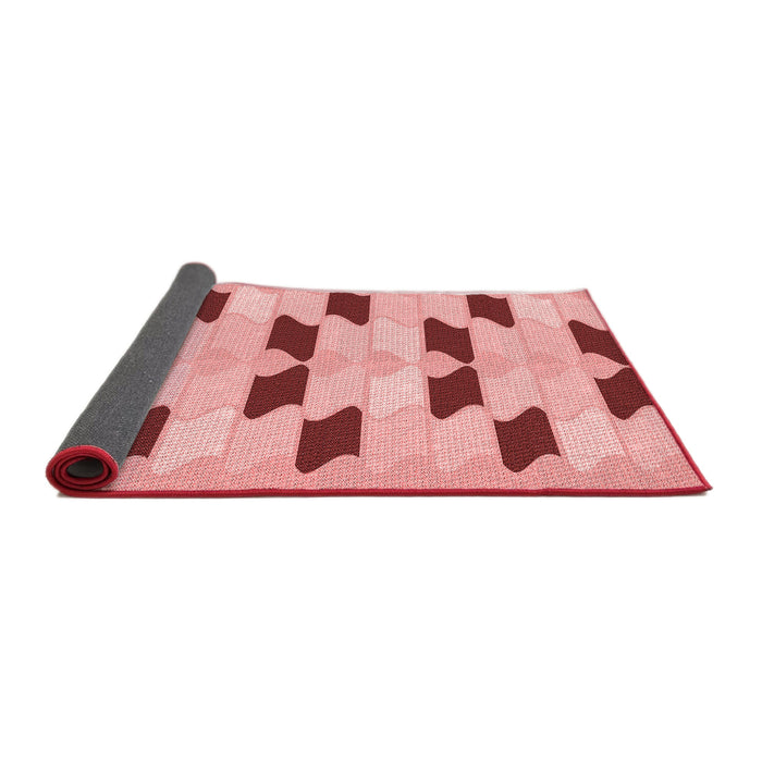 Thickness of Patterned Red Rug, pat3925rd