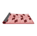 Thickness of Patterned Red Rug, pat3925rd