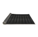 Thickness of Patterned Black Rug, pat3928gry