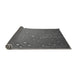 Thickness of Patterned Gunmetal Gray Rug, pat3933gry