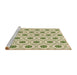 Sideview of Machine Washable Transitional Vanilla Gold Rug, wshpat3939brn