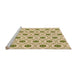 Sideview of Machine Washable Transitional Golden Blonde Gold Rug, wshpat3939org