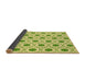 Thickness of Patterned Pistachio Green Rug, pat3939yw