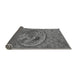 Thickness of Patterned Dark Gray Rug, pat3940gry