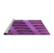 Sideview of Machine Washable Transitional Dark Magenta Purple Rug, wshpat3942pur