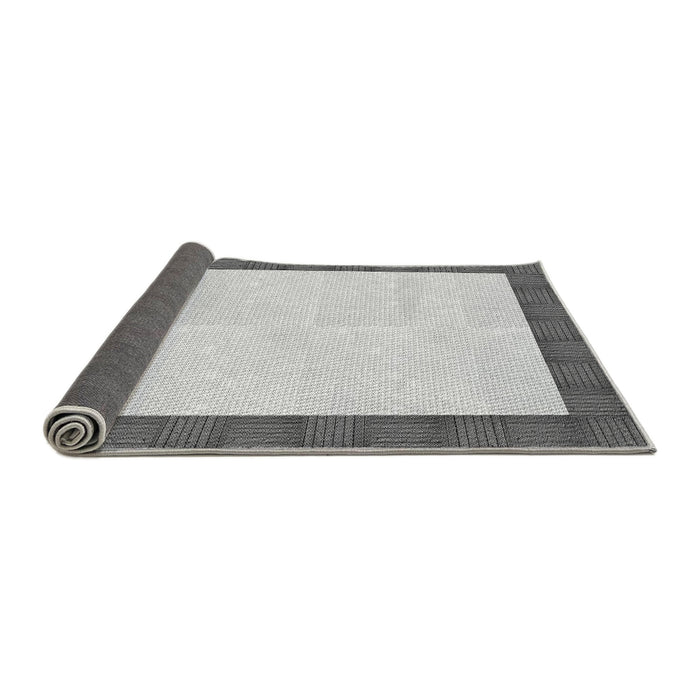 Thickness of Patterned Silver Gray Rug, pat3944gry