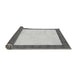 Thickness of Patterned Silver Gray Rug, pat3944gry