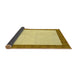 Thickness of Patterned Dark Golden Brown Rug, pat3944yw