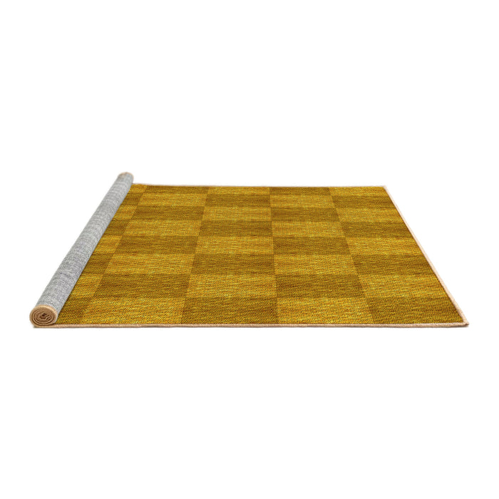 Sideview of Machine Washable Transitional Sedona Brown Rug, wshpat3948yw