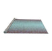 Sideview of Machine Washable Transitional French Lilac Purple Rug, wshpat395lblu