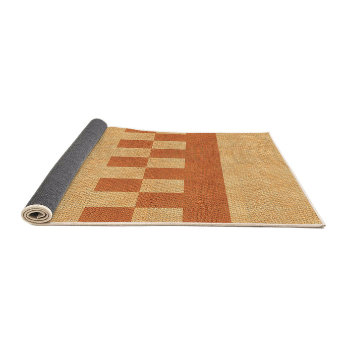Thickness of Patterned Orange Rug, pat3950org
