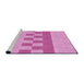 Sideview of Machine Washable Transitional Violet Purple Rug, wshpat3950pur