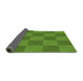 Thickness of Patterned Seaweed Green Rug, pat3951grn