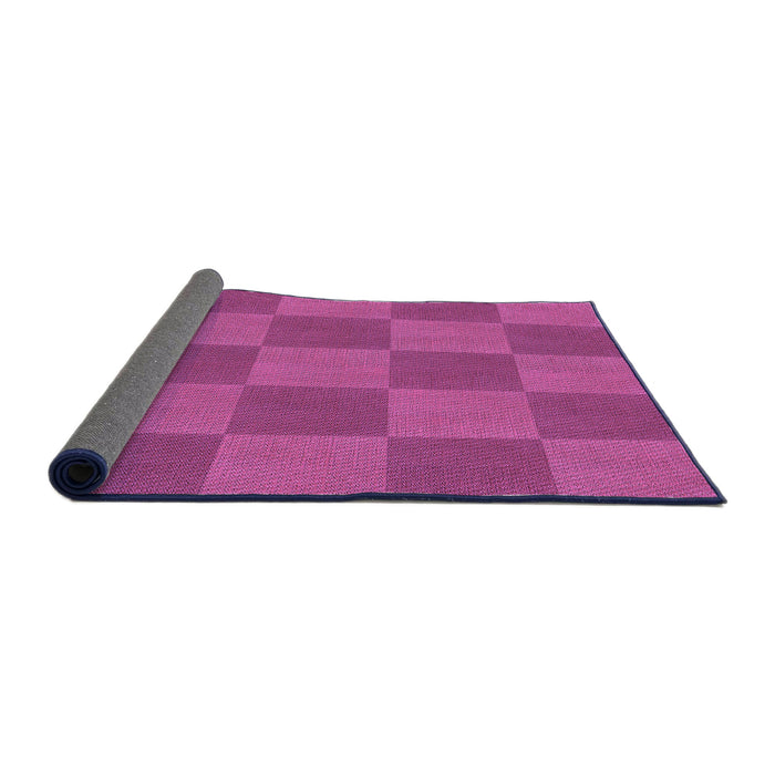 Thickness of Patterned Deep Pink Rug, pat3951pur