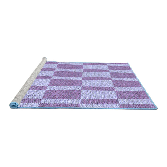 Sideview of Machine Washable Transitional Medium Purple Rug, wshpat3953blu