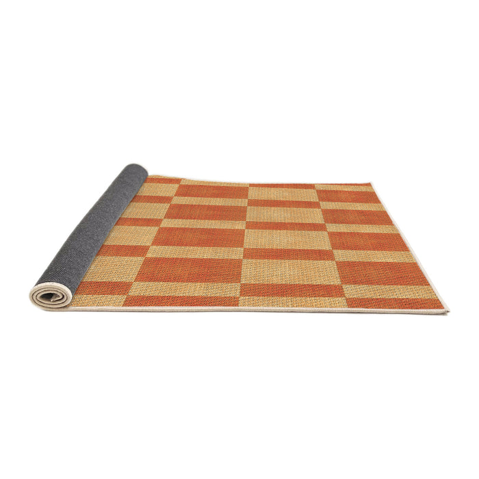 Thickness of Patterned Orange Rug, pat3953org