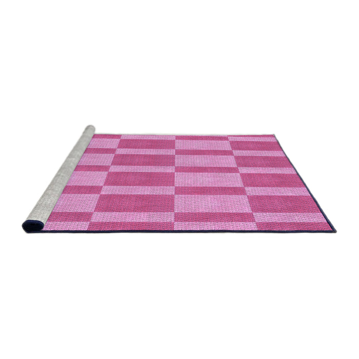 Sideview of Machine Washable Transitional Violet Purple Rug, wshpat3953pur