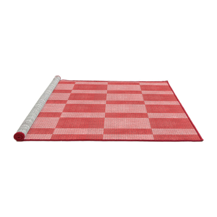 Sideview of Machine Washable Transitional Light Coral Pink Rug, wshpat3953rd
