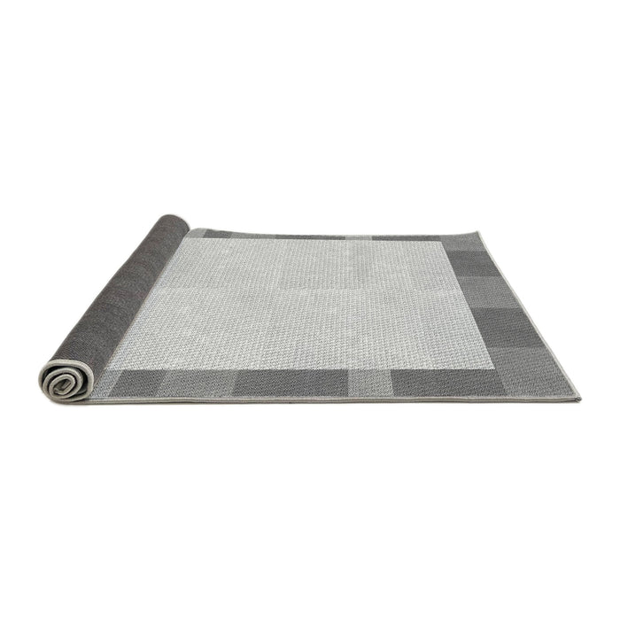 Thickness of Patterned Gunmetal Gray Rug, pat3954gry