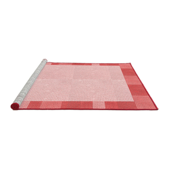 Sideview of Machine Washable Transitional Light Red Pink Rug, wshpat3954rd