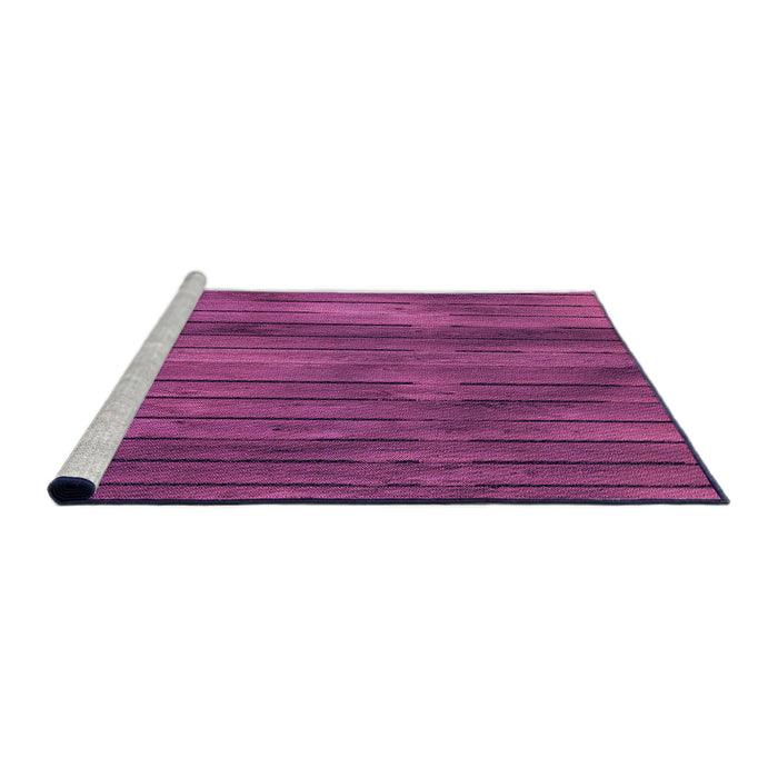 Sideview of Machine Washable Transitional Medium Violet Red Pink Rug, wshpat3957pur
