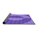 Thickness of Patterned Purple Rug, pat3960pur