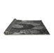 Thickness of Patterned Black Rug, pat3966gry
