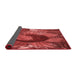 Thickness of Patterned Red Rug, pat3966rd