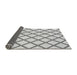 Thickness of Patterned Gray Rug, pat397gry