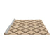 Sideview of Machine Washable Transitional Copper Brown Rug, wshpat397org