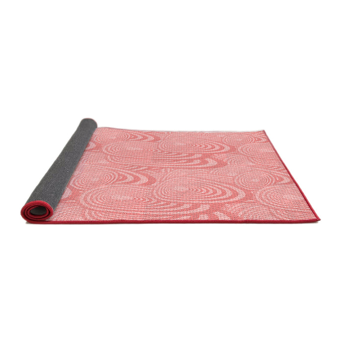 Thickness of Patterned Pink Rug, pat3972rd