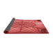 Thickness of Patterned Red Rug, pat3976rd