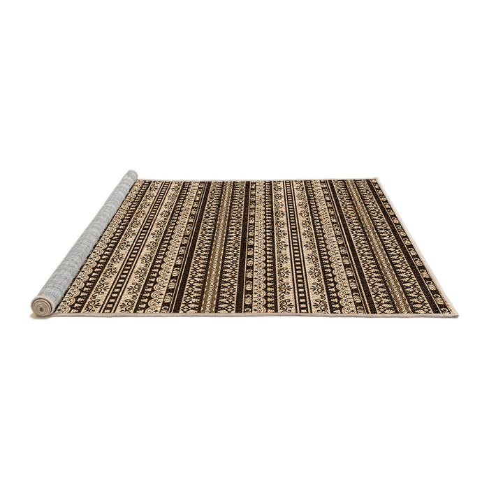 Sideview of Machine Washable Transitional Night Red Rug, wshpat3977org