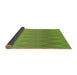 Thickness of Patterned Pistachio Green Rug, pat3983brn