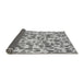 Thickness of Patterned Platinum Silver Gray Rug, pat4gry