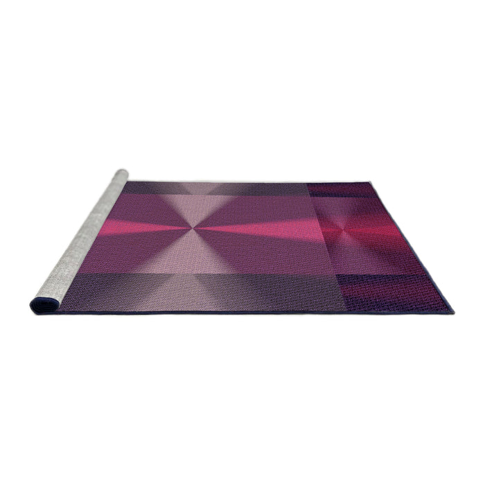 Machine Washable Transitional Pink Plum Purple Rug in a Bedroom, wshpat40pur