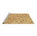 Sideview of Machine Washable Transitional Orange Rug, wshpat400yw