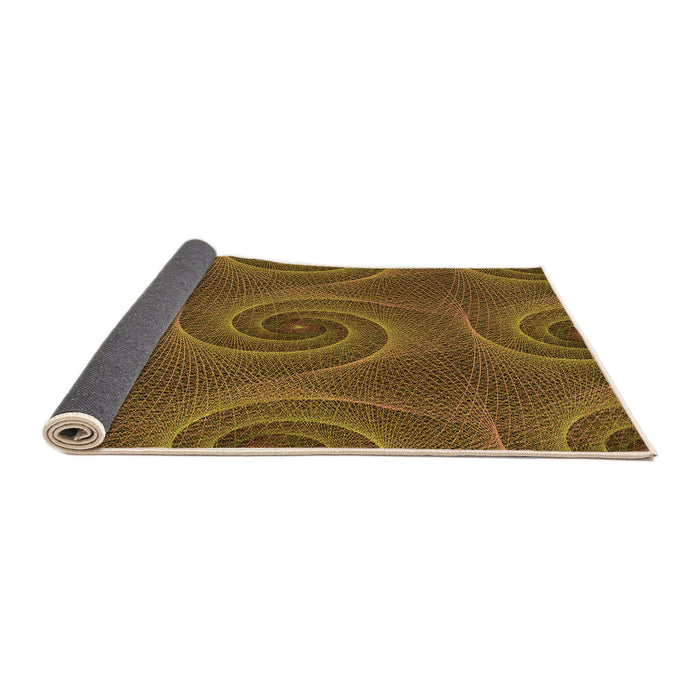 Thickness of Patterned Bakers Brown Rug, pat403org