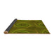 Thickness of Patterned Pistachio Green Rug, pat403yw