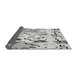 Thickness of Patterned Platinum Gray Rug, pat408gry