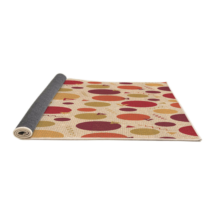Thickness of Patterned Red Rug, pat409org