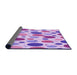 Thickness of Patterned Blossom Pink Rug, pat409pur