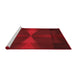 Machine Washable Transitional Maroon Red Rug in a Bedroom, wshpat41rd