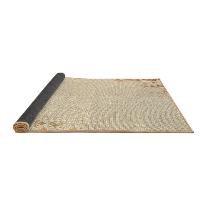 Thickness of Patterned Moccasin Beige Rug, pat412brn